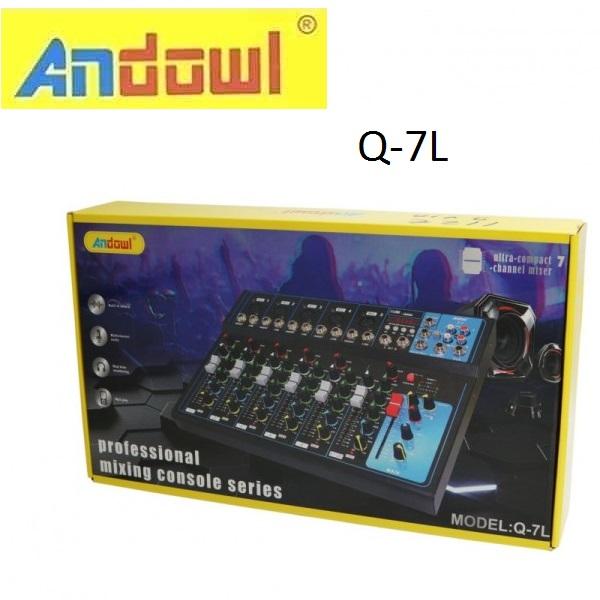 Consola de mixare profesionala 7 canale, USB Bluetooth