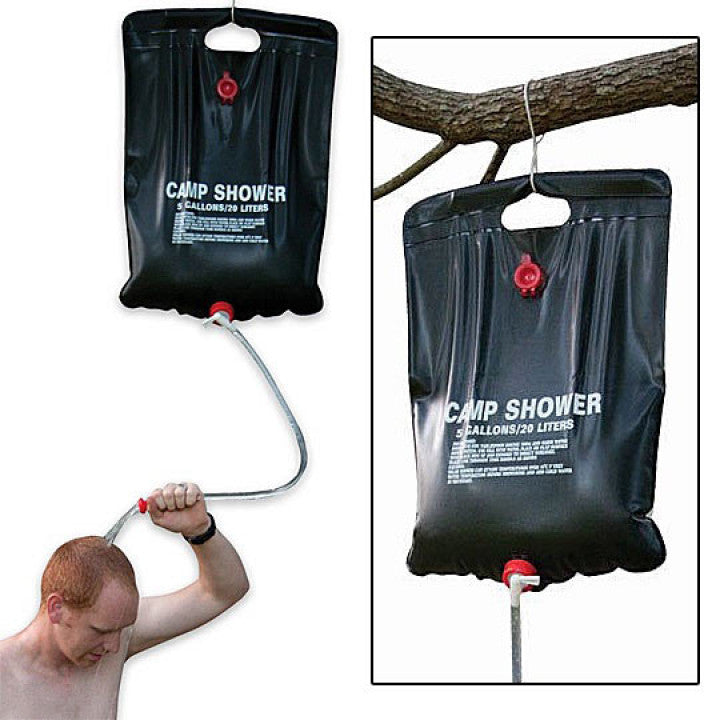 Dus portabil pentru camping, PVC, reglabil, capacitate 20 litri