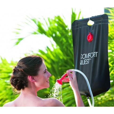 Dus portabil pentru camping, PVC, reglabil, capacitate 20 litri