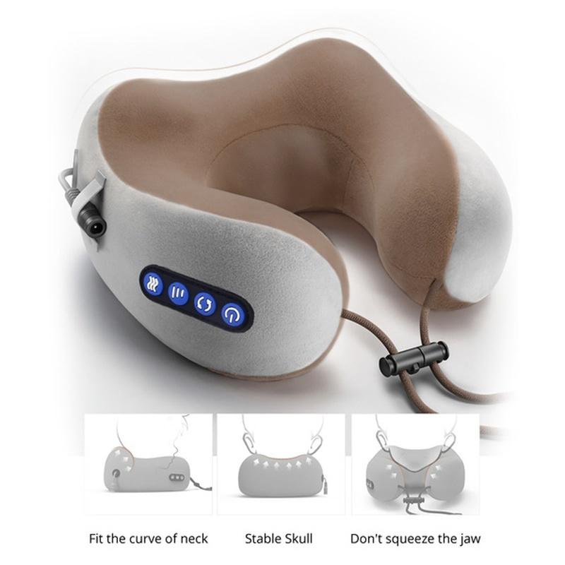 Perna de masaj cu suport cervical, terapie magnetica