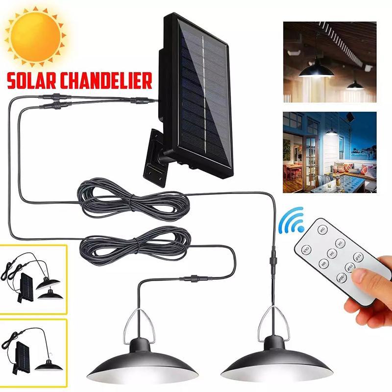 Lampa solara suspendata, telecomanda, 90 Lm/W