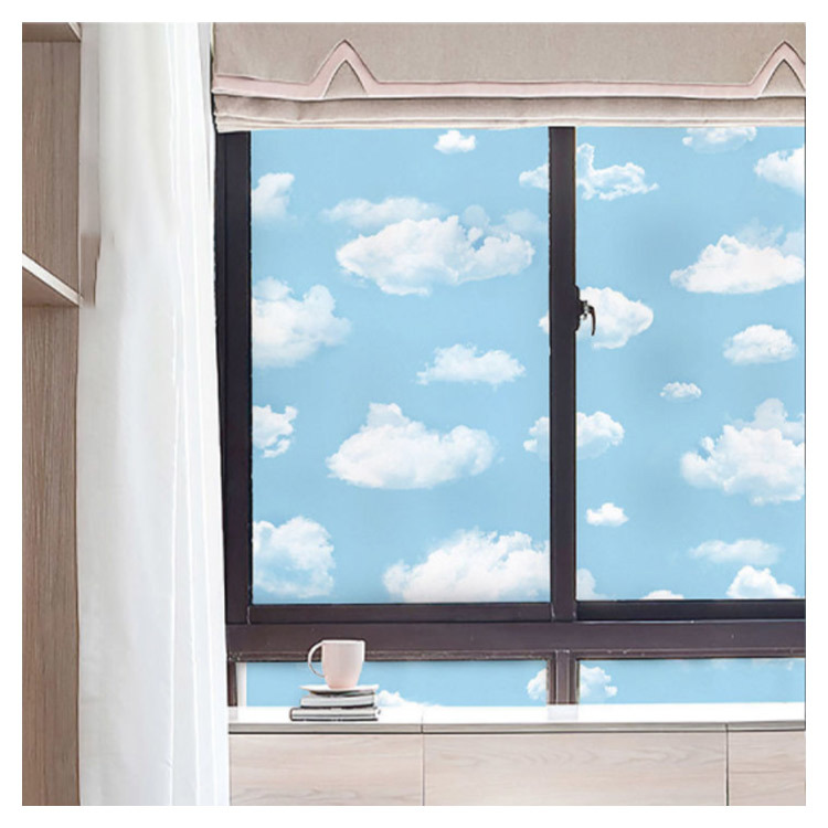 Folie geam vitrostatica, 45 x 300 cm, Clouds