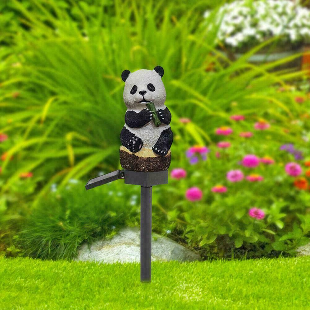 Lampa solara pentru gradina, urs Panda 42 cm