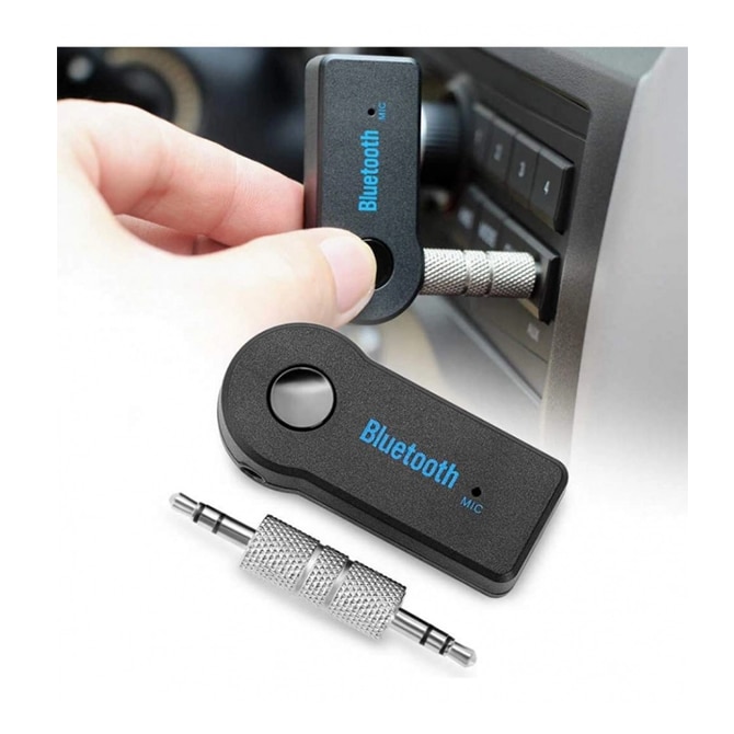 Car Kit Bluetooth + Adaptor Aux 3.5 mm