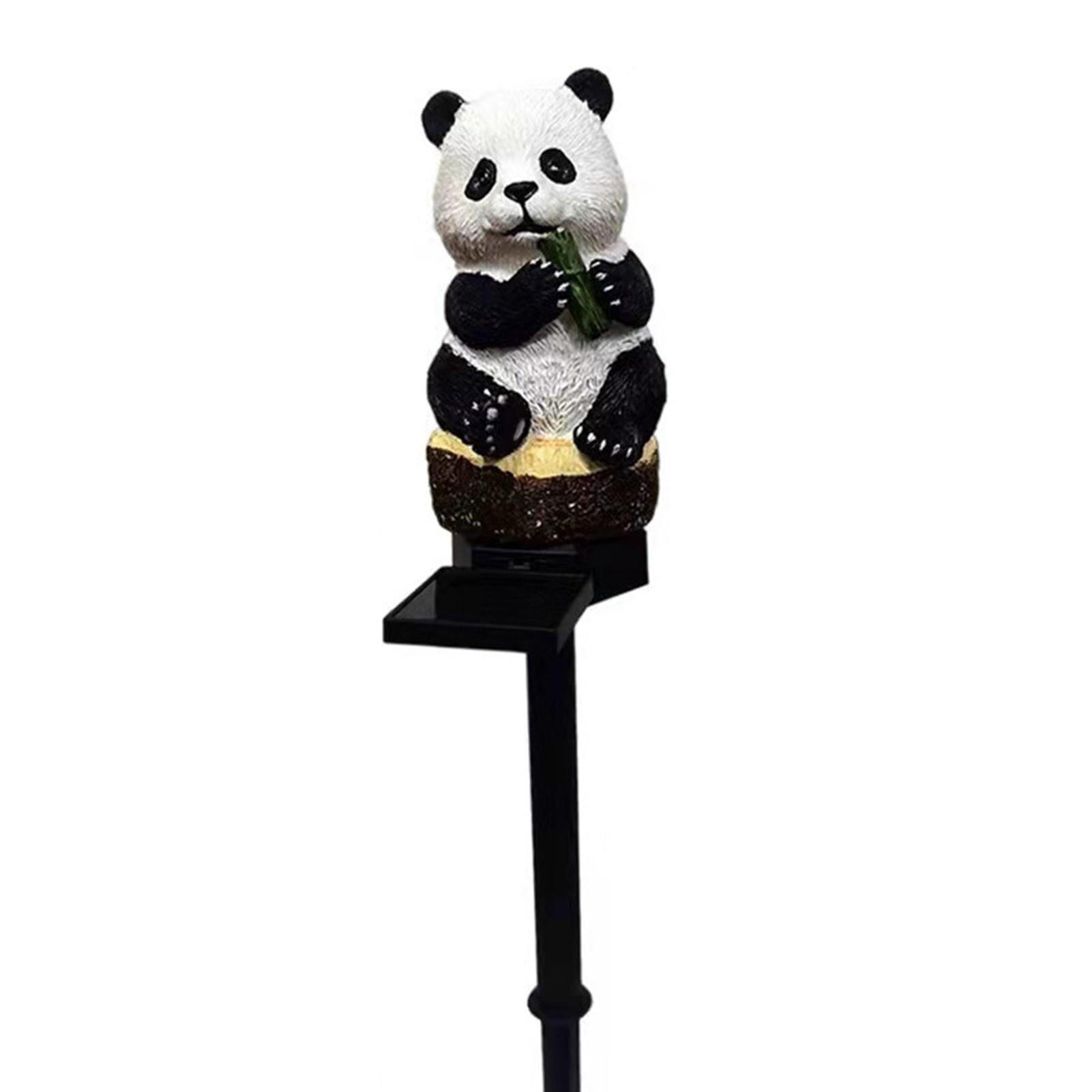 Lampa solara pentru gradina, urs Panda 42 cm