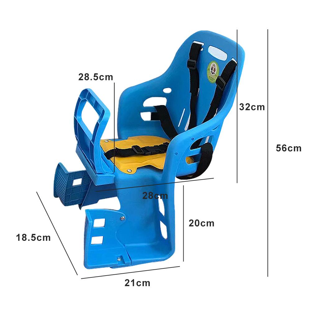 Scaun bicicleta pentru transport copii, Albastru