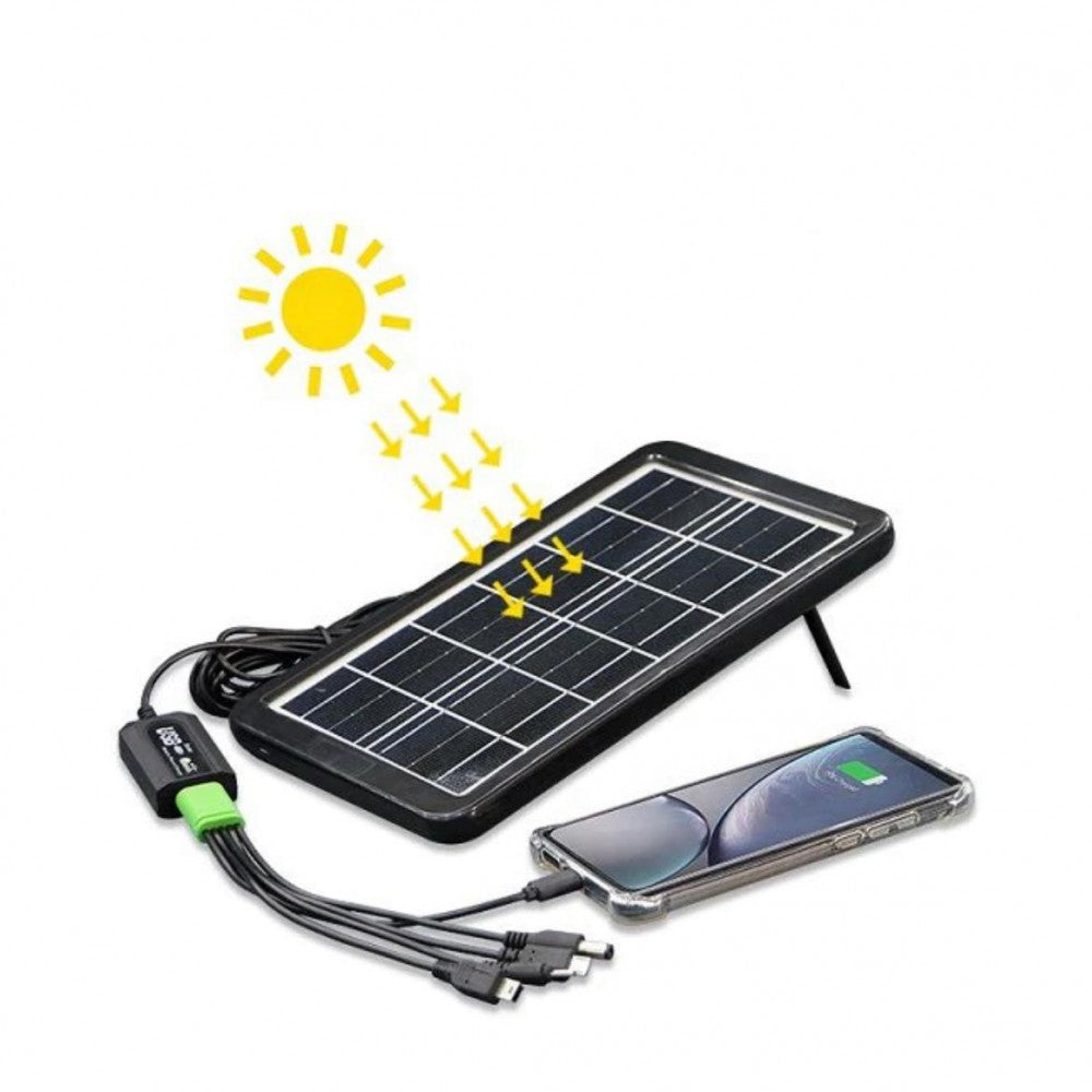 Panou solar portabil 8W cu functie de incarcare telefon