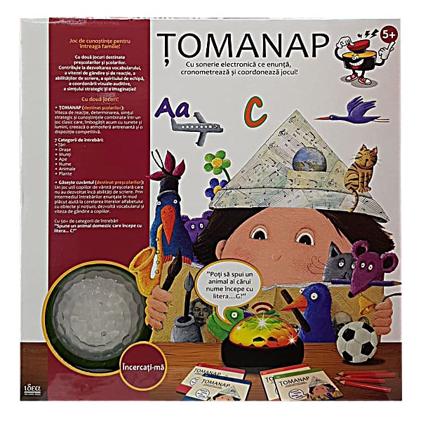 Joc educativ de societate - TOMANAP cu buzzer