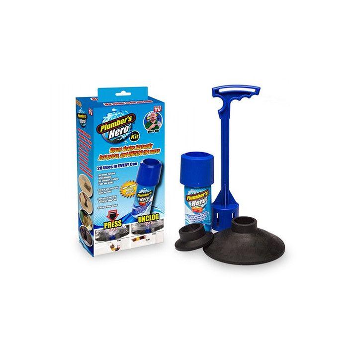 Dispozitiv pentru desfundat scurgerile Plumber's Hero