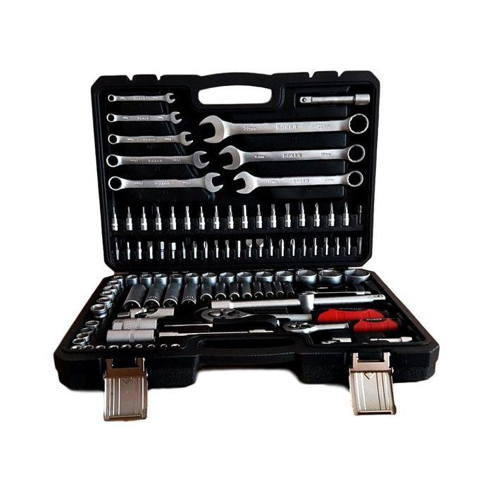 Trusa scule, BOXER, chei tubulare, 110 piese