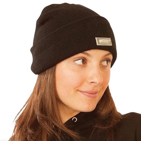Caciula unisex neagra dotata cu 5 leduri