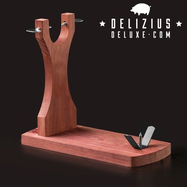 Suport Jambon Elegance din lemn, 38 x 32 x 16.5 cm