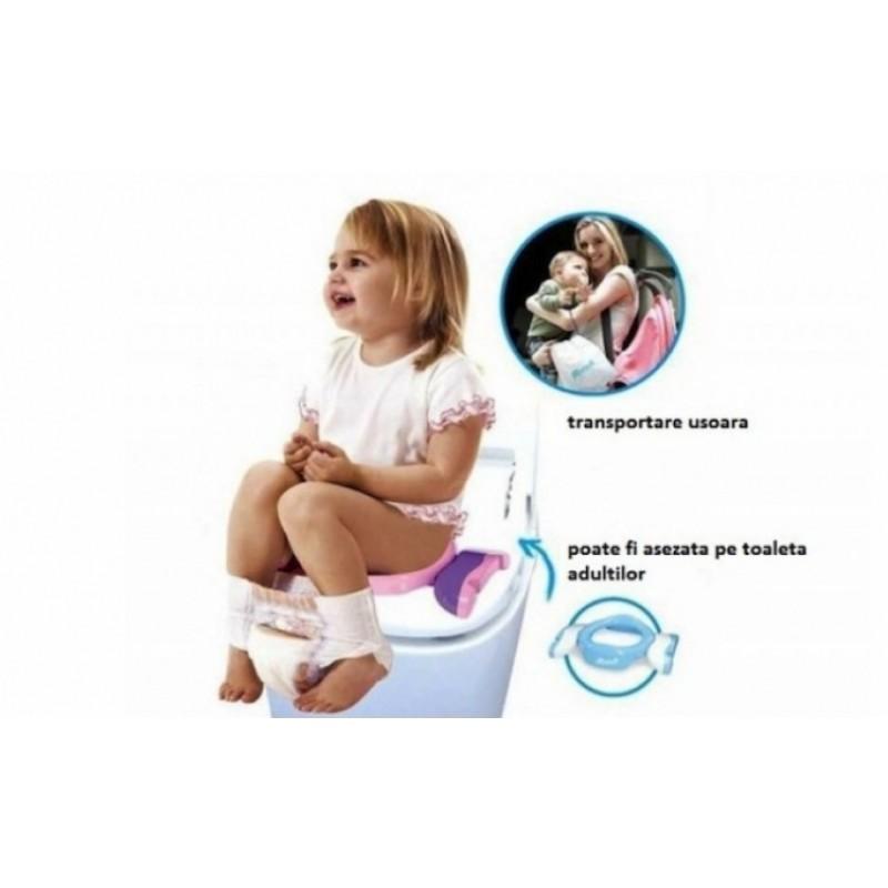 Toaleta portabila de voiaj pentru copii 3 in 1