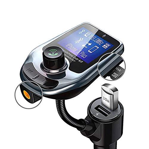 Car Kit Bluetooth D5 MP3 Player, Radio, Audio, Fast USB Charger AUX