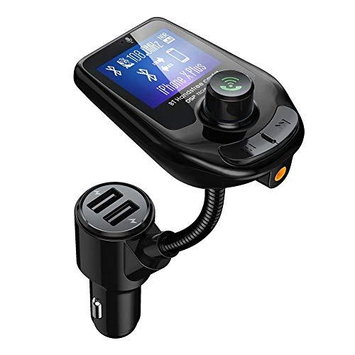 Car Kit Bluetooth D5 MP3 Player, Radio, Audio, Fast USB Charger AUX