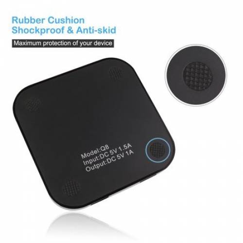 Incarcator Wireless Qi Charging Pad, USB Hub 2 porturi