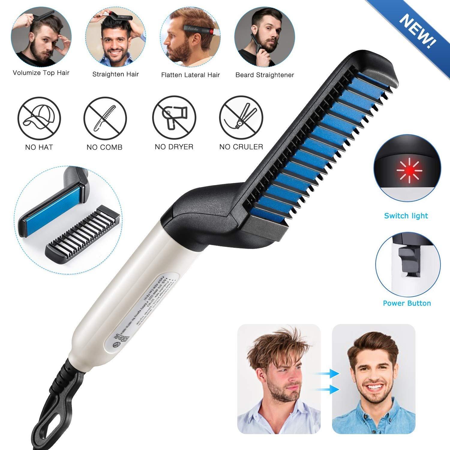 Pieptene pentru par si barba pentru barbati