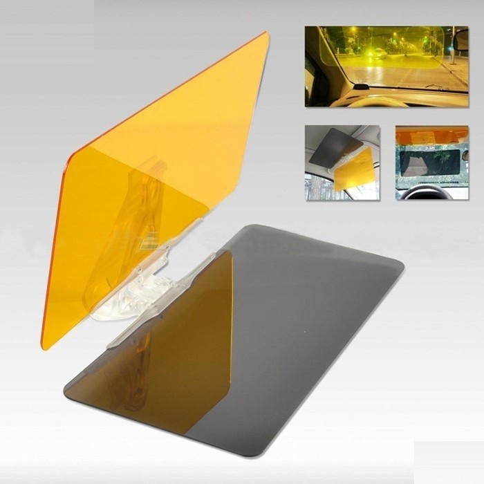 Parasolar auto HD cu functie dubla zi / noapte - util in timpul condusului