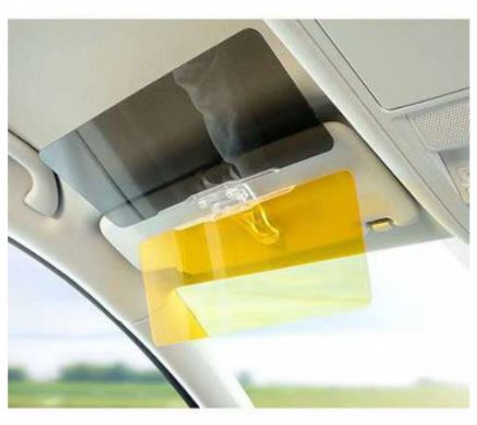 Parasolar auto HD cu functie dubla zi / noapte - util in timpul condusului