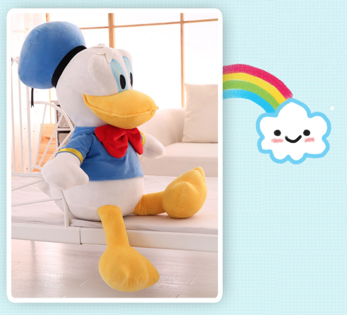 Jucarii muzicale din plus Donald Duck si Daisy Duck, 60 cm
