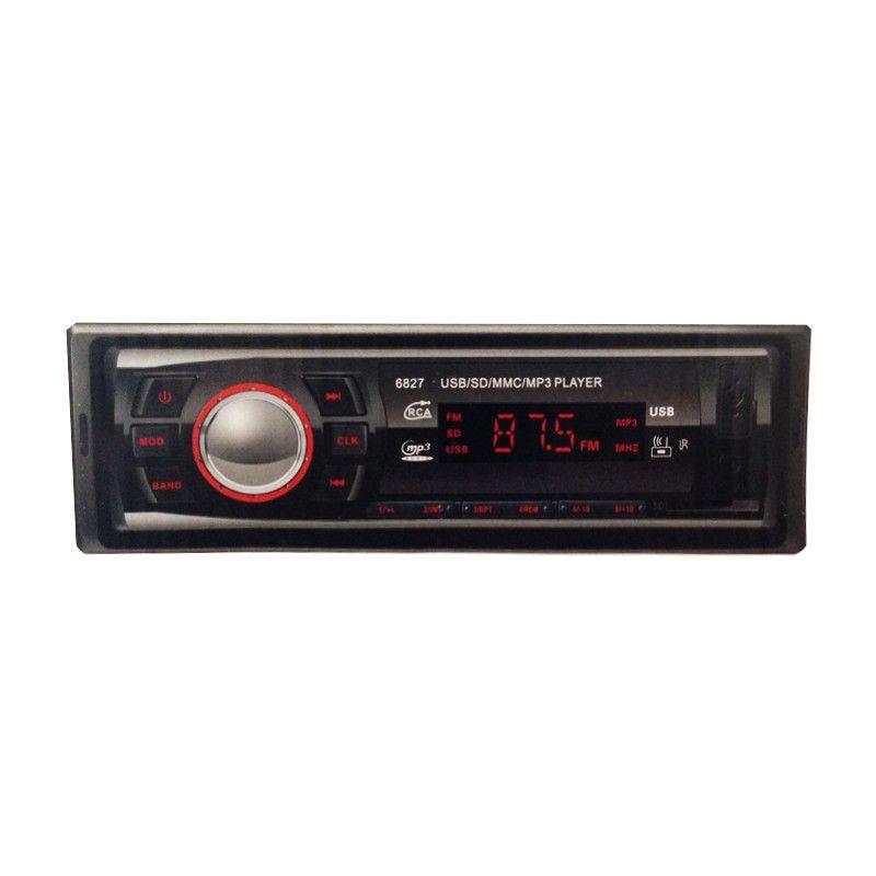 Mp3 Player auto 6827, USB, slot SD, ceas digital
