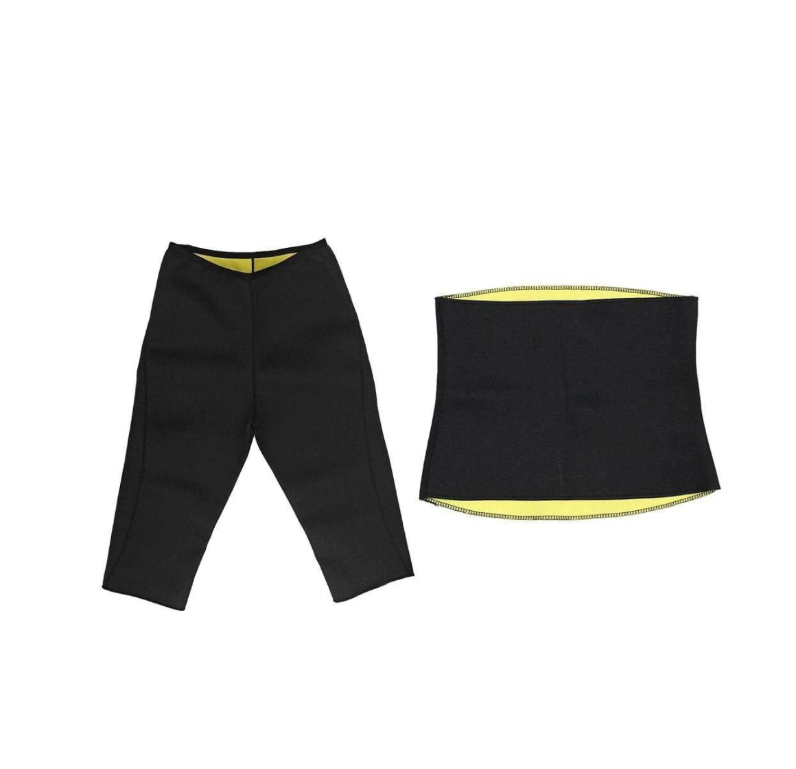 Set din neopren: Pantaloni pentru slabit + Centura pentru slabit