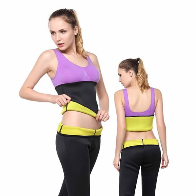 Set din neopren: Pantaloni pentru slabit + Centura pentru slabit