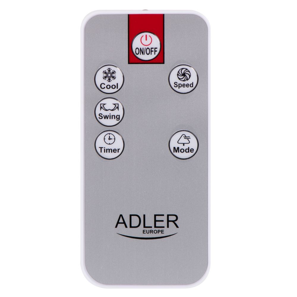 Aparat de aer conditionat portabil, Adler 350W, 3 moduri de ventilatie si timer