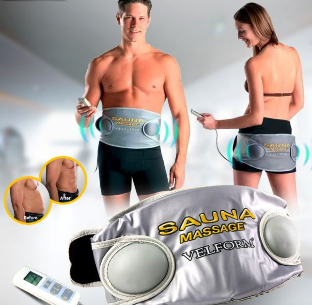 Centura pentru masaj cu telecomanda - Sauna Velform Belt