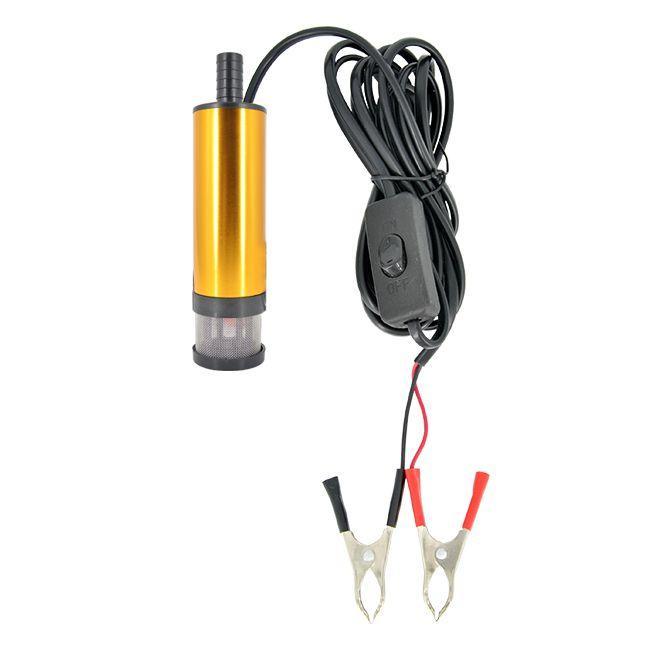 Pompa transfer lichide, combustibil, uleiuri, 12V, 12 L/min, 8500 RPM, 16 mm