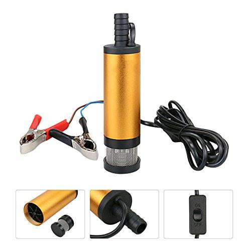 Pompa transfer lichide, combustibil, uleiuri, 12V, 12 L/min, 8500 RPM, 16 mm