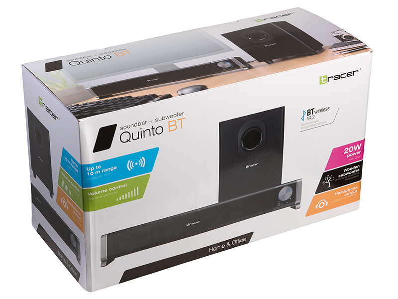 Boxe Soundbar si Subwoofer Tracer Quinto Bluetooth