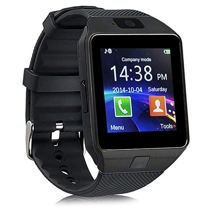 Ceas Bluetooth metalic Smartwatch DZ09 - limba romana