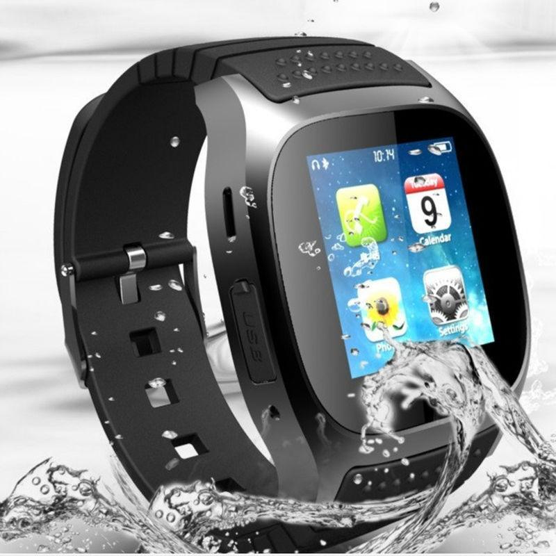 Ceas Bluetooth 1.5 inch - Smartwatch M26 Negru, Barometru, Altimetru