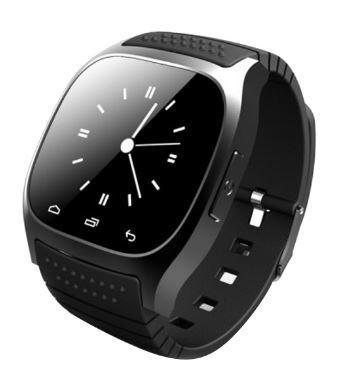 Ceas Bluetooth 1.5 inch - Smartwatch M26 Negru, Barometru, Altimetru