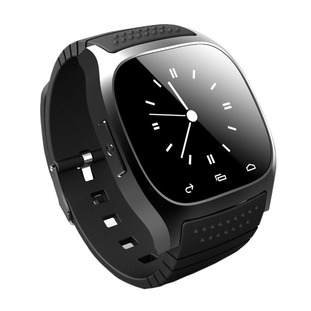 Ceas Bluetooth 1.5 inch - Smartwatch M26 Negru, Barometru, Altimetru