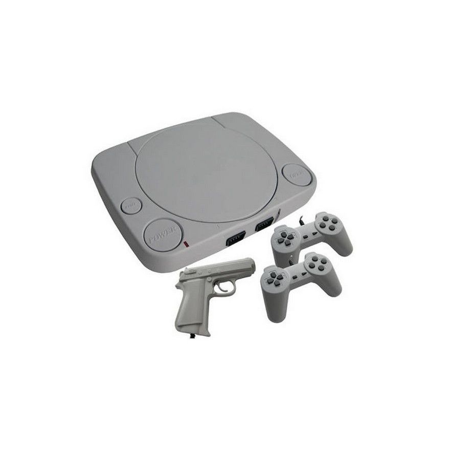 Consola pentru jocuri pe televizor, 2 x controller, pistol