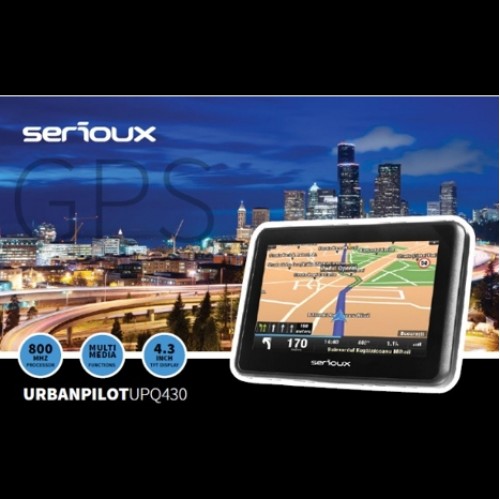 Navigatie GPS Serioux Urban Pilot UPQ430FE, 4.3 inch, Full Europe + Update gratuit al hartilor