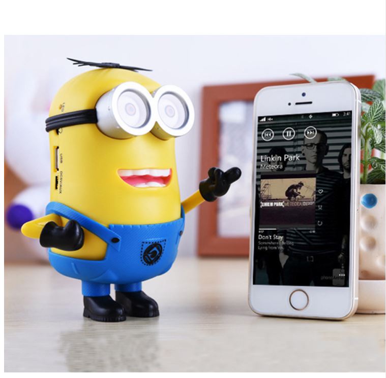 Mini Boxa portabila Minion radio mp3 bluetooth