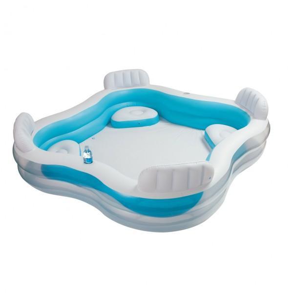 Piscina gonflabila cu 4 locuri si 2 suporti pentru pahare