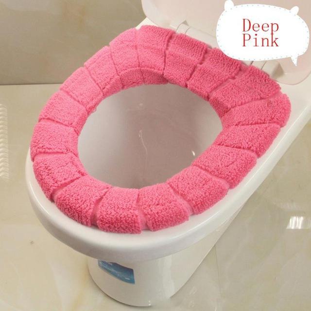 Husa confortabila, moale, lavabila, pentru capacul de toaleta