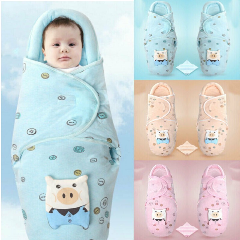 Sistem de infasare bebe, bumbac, 0-6 luni