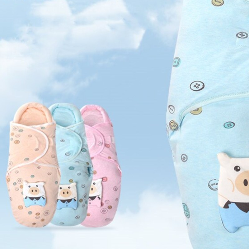 Sistem de infasare bebe, bumbac, 0-6 luni