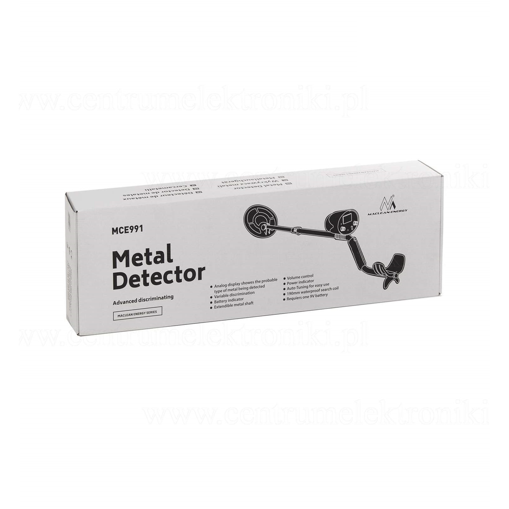 Detector de metale cu adancime 120 cm, Afisaj analogic si Semnale acustice