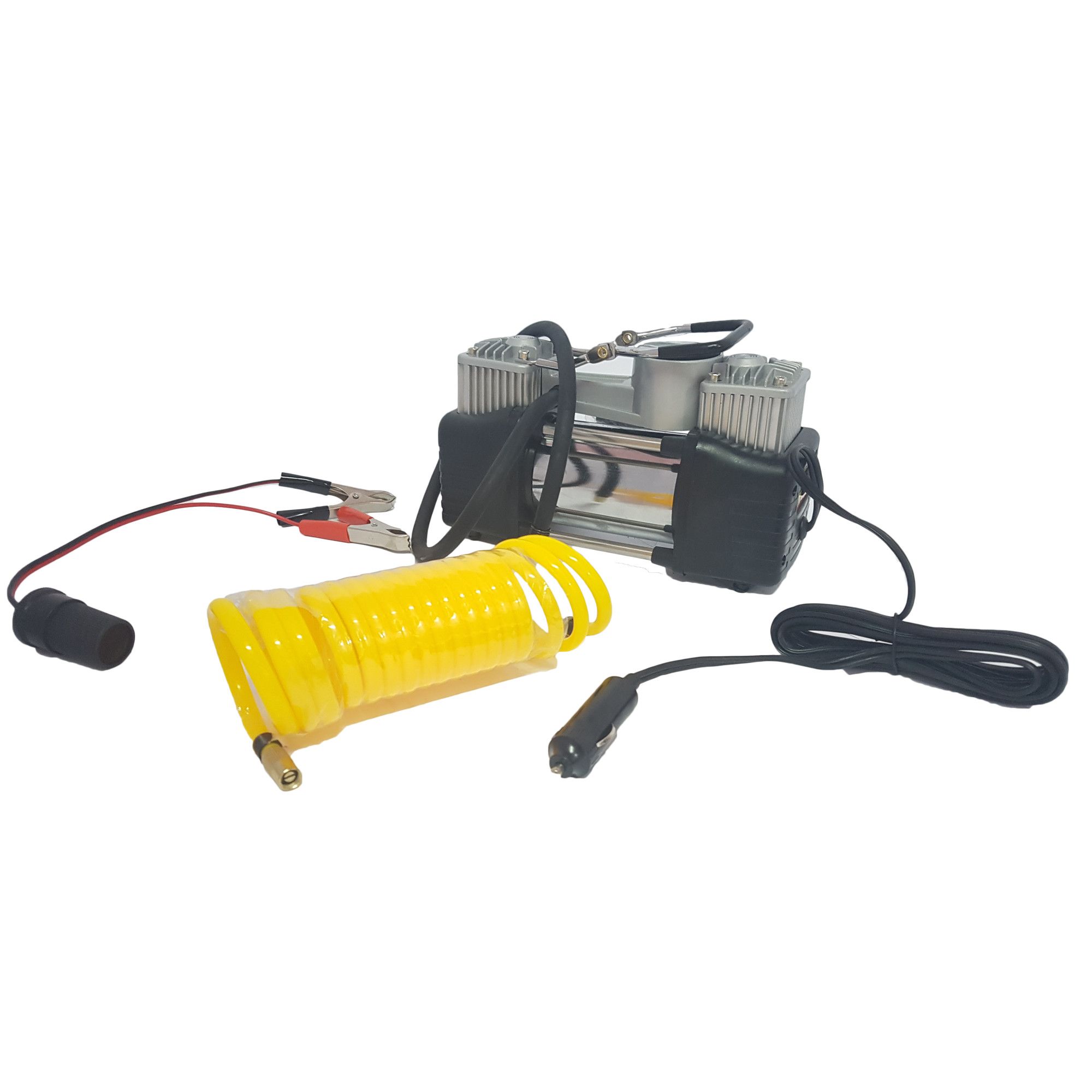 Compresor auto 2 cilindri 4x4, 75 l/min cu iluminare