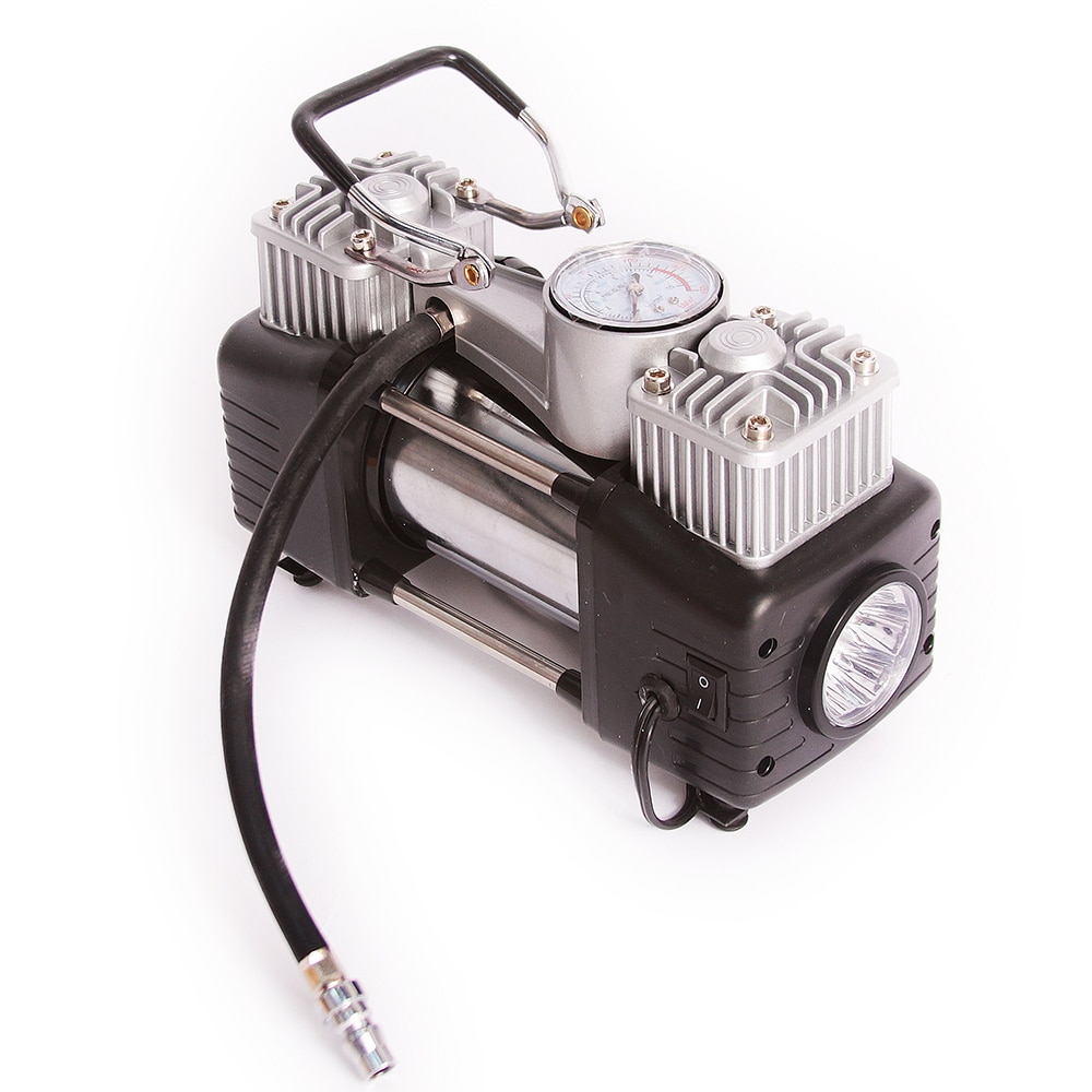 Compresor auto 2 cilindri 4x4, 75 l/min cu iluminare