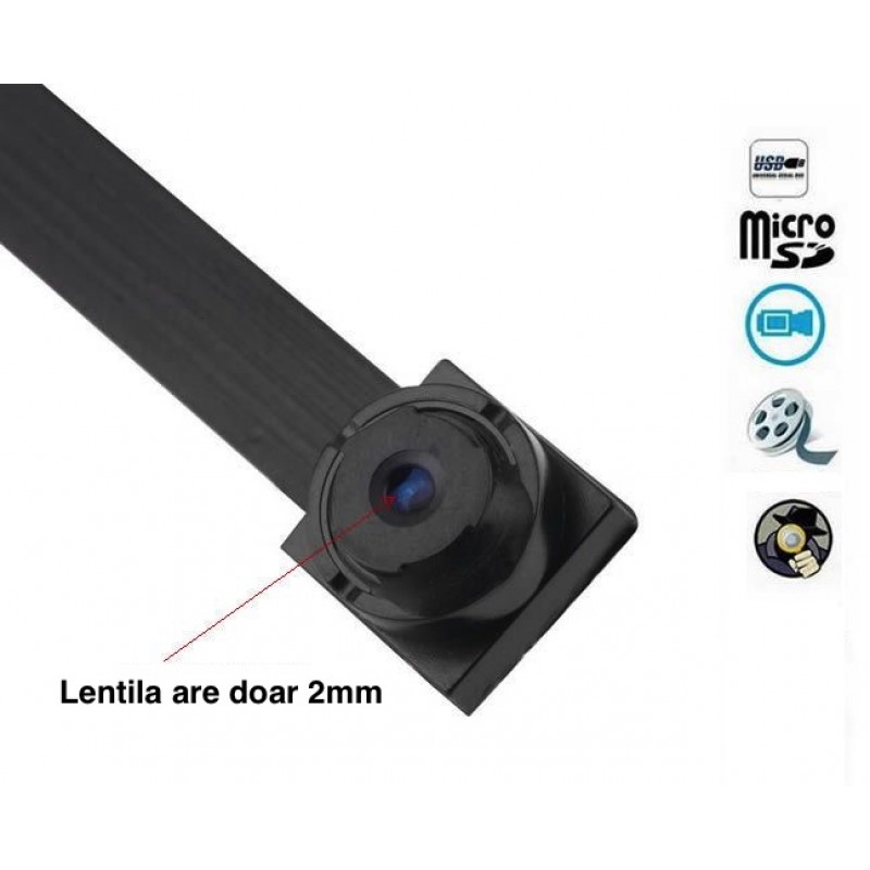 Micro camera cu lentila 2 mm IP wireless