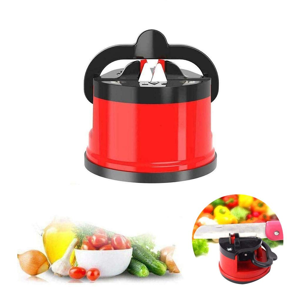 Set 2 x ascutitor cutite, ventuza de prindere, Knife Sharpener