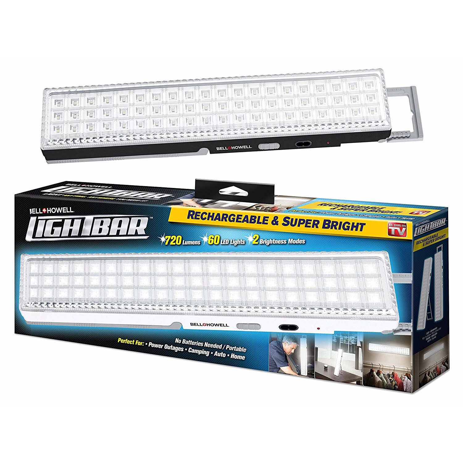 Proiector LED Bar 4D, 720 lumeni, acumulator