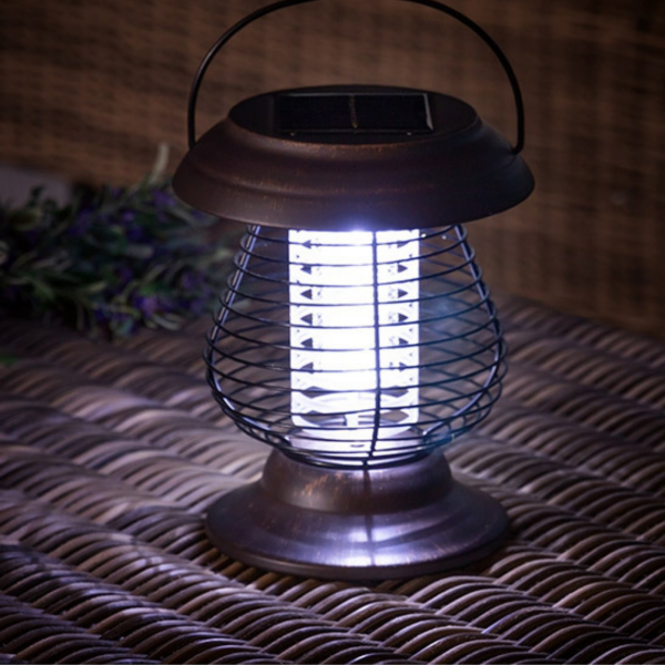 Felinar solar antiinsecte zburatoare, lumina UV